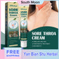 South Moon Yan Bian Shu Herbal Ointment Soothing Sore Throat Discomfort, Dry Throat, Itching, Swelling, And Pain External Use Throat Protection Cream(20g)