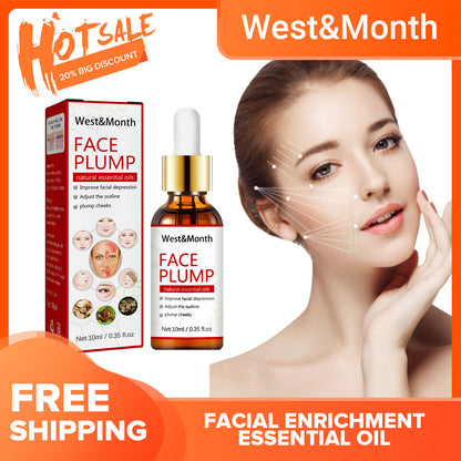 West&Month Anti Aging Serum Natural Facial Essence with Snail Secretion Filtrate Shrinking Pores Moisturizing Firming Skin(10ml)