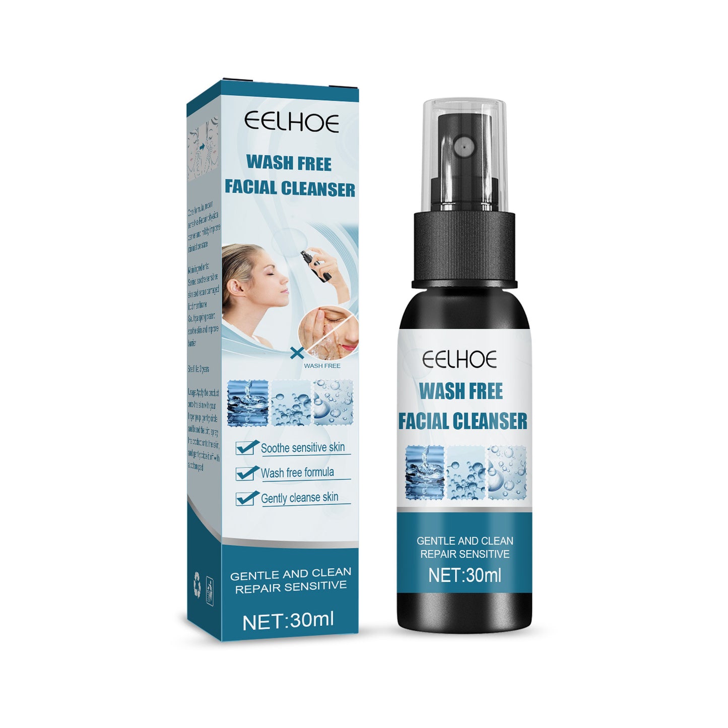 EELHOE Leave-In Facial Cleanser Deep Cleans Pore Skin