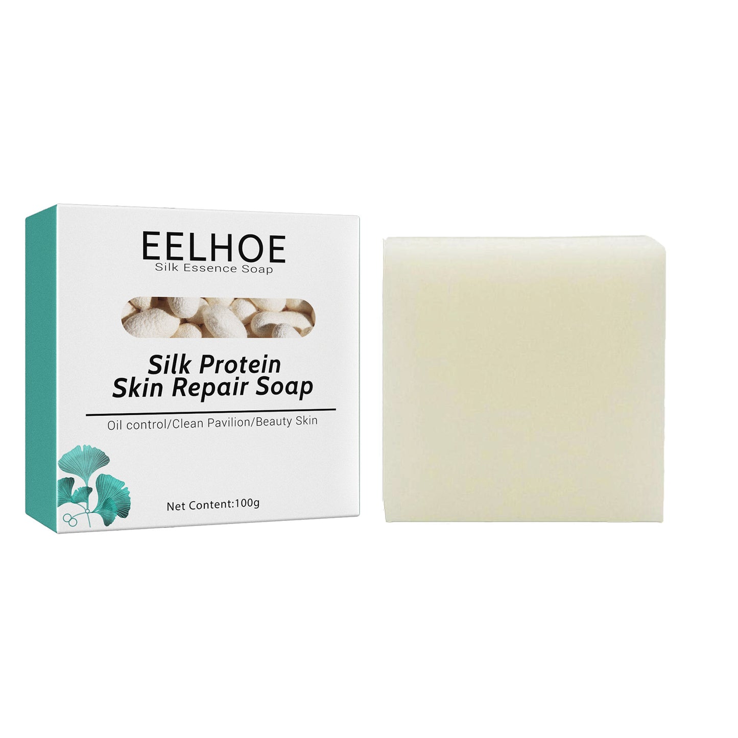 EELHOE Goat Milk Protein Anti-Mite Bath Soap Deep Cleans and Repairs Skin