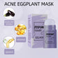 EELHOE Acne Removal Eggplant Mask Oil Control Moisturizing Smudge Mask Stick Green Tea Solid Mask Oil Control Cleaning 40g