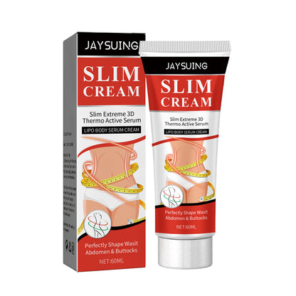 Jaysuing Slimming Cream Reduces The Abdomen Slimming Body Massage Cream Cellulite Remover Fat Burning Losing Weight for Belly(60ml)