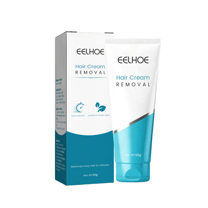 EELHOE Hair Removal Cream Lip Hair, Leg Hair, Arm Underarm Skin, Hair Gentle, Moisturizing, and Cleaning Hair Removal Cream(50g)
