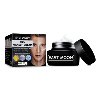 East Moon Men's Face BB Cream Oil-control Men Lift Anti Cream Care Whitening Facial Pores Cream Shrink Firming Day Acne Moisturizing(50g)