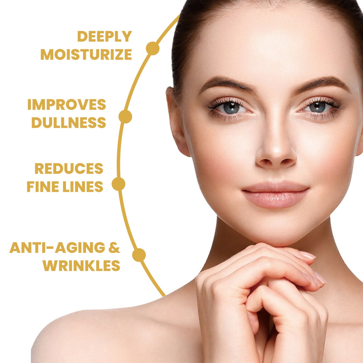 Anti Aging Serum 24K Gold Serum Korean Original Brightening Firming Nourishing Moisturizing Lifting Fine Lines Skin Care Product