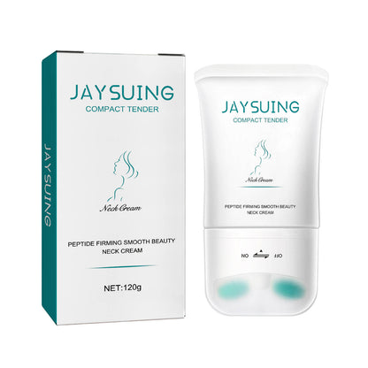 Jaysuing Neck Wrinkle Roller Cream Anti Wrinkle Fade Neckline Whitening Moisturizing Tone-Up Rejuvenation Cream Firming Skin Care(120g)